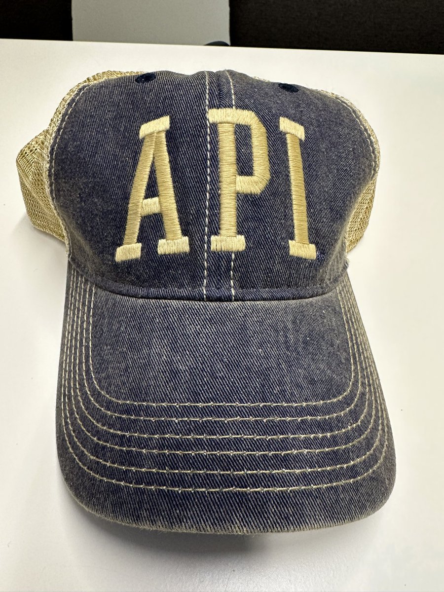 SafeChem79's tweet photo. Huge thank you to @ButDr31 for this amazing hat and history lesson. #TeamAPI https://t.co/EH8xEPcY3O