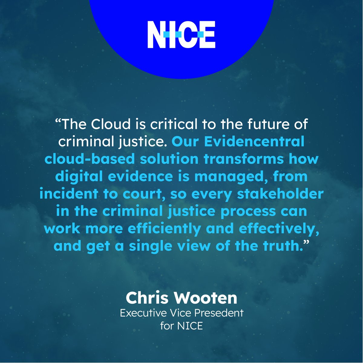 RohanMo22739666's tweet photo. When it comes to managing #digitalevidence having a #cloud-based solution that bridges the entire #criminaljustice community is essential. Evidencentral addresses the needs of every stakeholder from #911centers &amp; #police to #DAs #publicdefenders #courts. https://t.co/H3TNvV4pyG https://t.co/DGh4O4GxHA