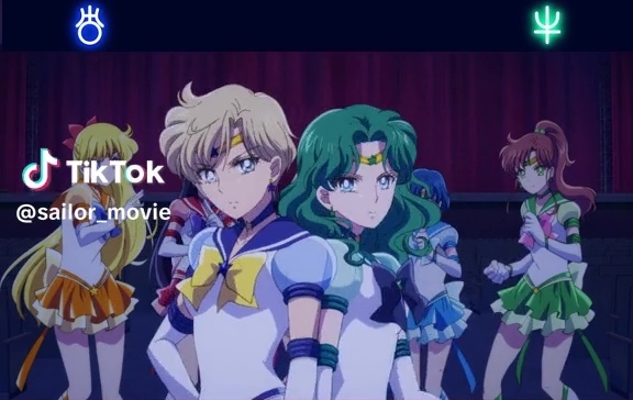 💙💚#EternalSailorUranus ♅ #EternalSailorNeptune ♆ #SailorMoonCosmos🌙