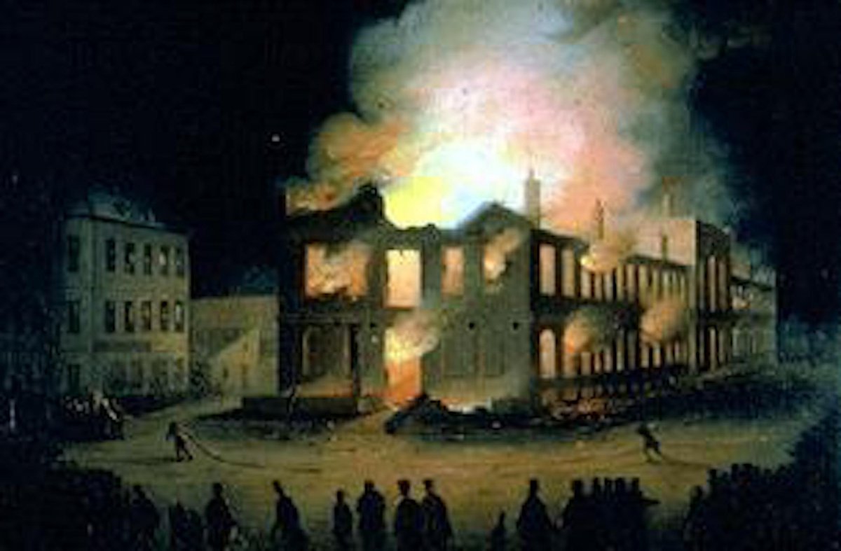 CdnHistorySongs's tweet photo. April 25, 1849: The Montreal Riots....
https://t.co/IzNiqGpwob
Source: The Canadian Enclyclopedia
Pic: Painting by Joseph Légaré
#Canada #CanadianHistory #OnThisDay #OurPast #Montreal #Quebec #French #LearnCanadianHistory #CanadianHistorySongs #Politics #Homeschool #School https://t.co/U0ATGQHGwJ