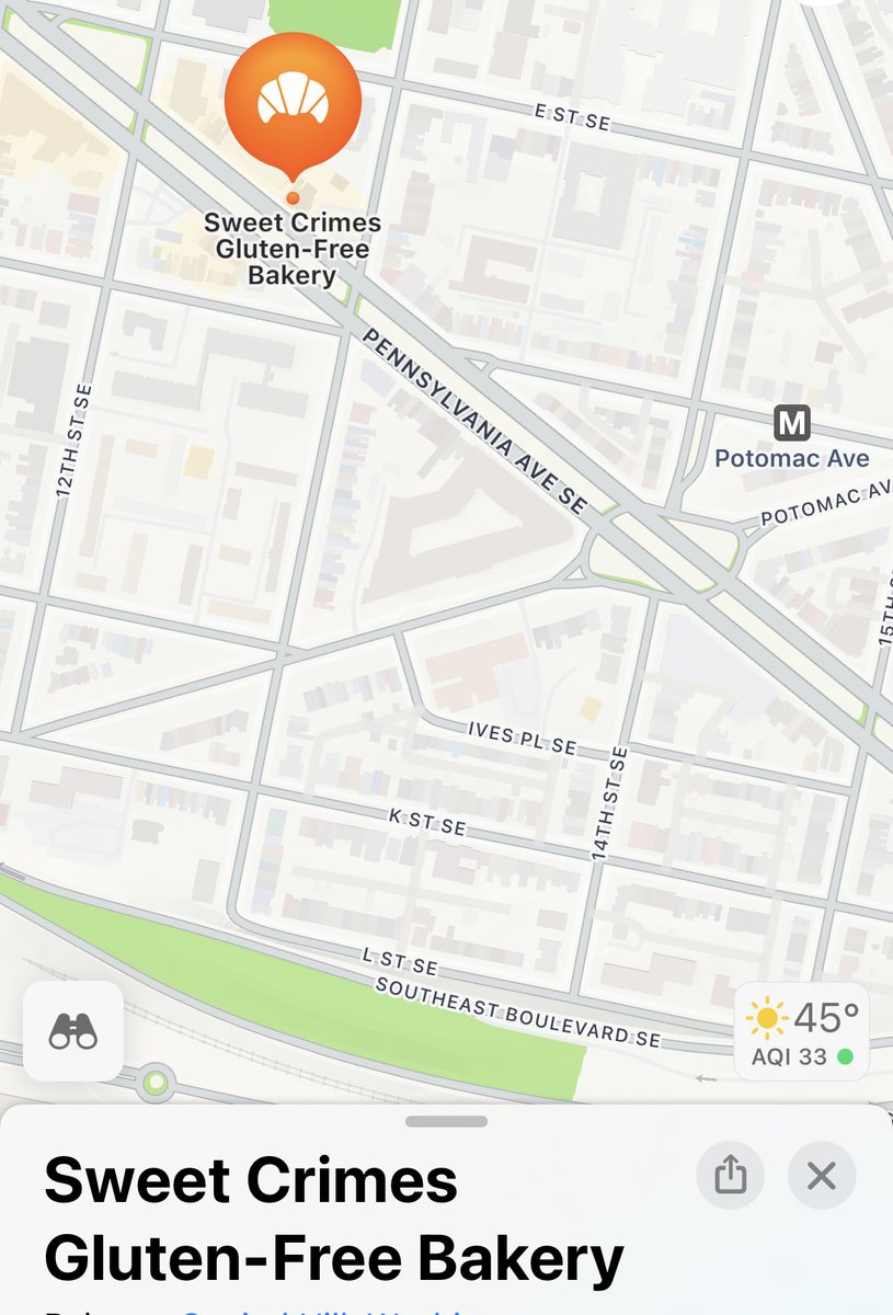 I like to do something new for me when I’m in DC. This time it is finding a GF bakery. #newadventure