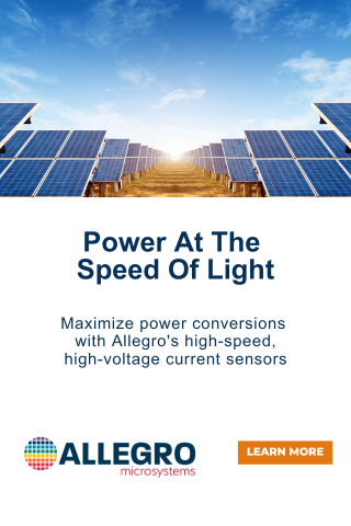 allegromicro's tweet photo. Talk about moving at the speed of light!  Maximize power conversion in your solar ☀️ applications  with the new high-speed, high-voltage current sensors. https://t.co/0xwy2SbIkp #InnovationWithPurpose #CleanEnergy #InnovatorsWanted #Solar https://t.co/qRBohPN4uj