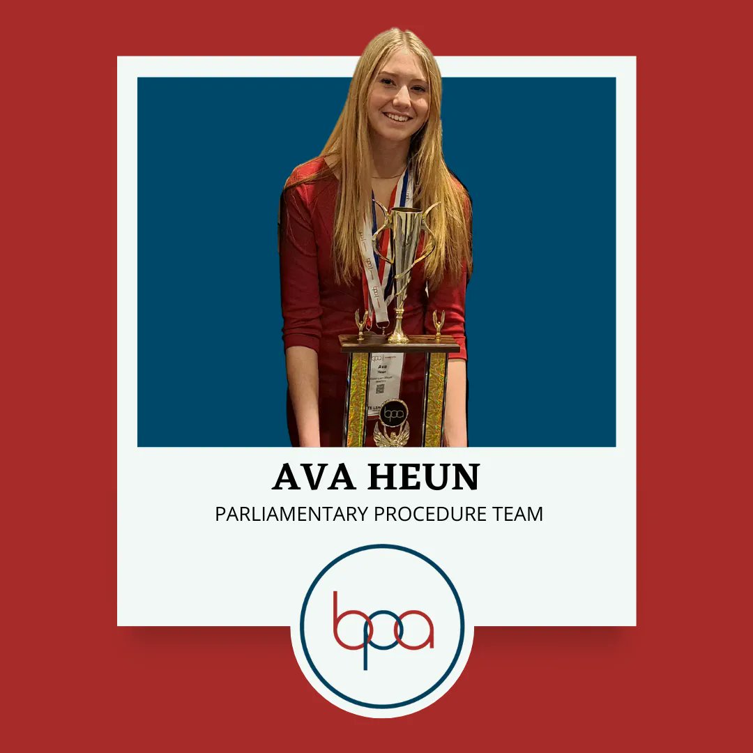 WMBPA's tweet photo. We're off to Anaheim!  Ava Heun will be competing in Parliamentary Procedure Team at BPA Nationals this week!  Good Luck Ava!!  #mnbpa #bpaallday #bpanlc #bpanlc2023 #discoveryourpurpose https://t.co/ZDtBlgQG6i