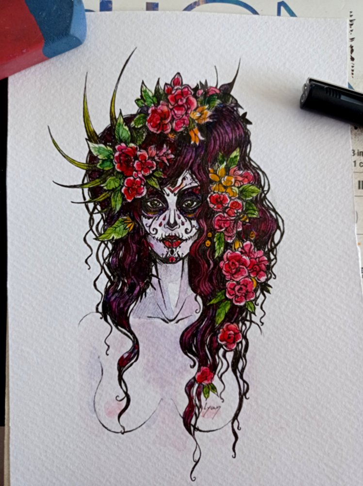 Lycancorp's tweet photo. Speed watercolor calavera
#ink #watercolor #flower #calavera https://t.co/sj5JKSYOHU