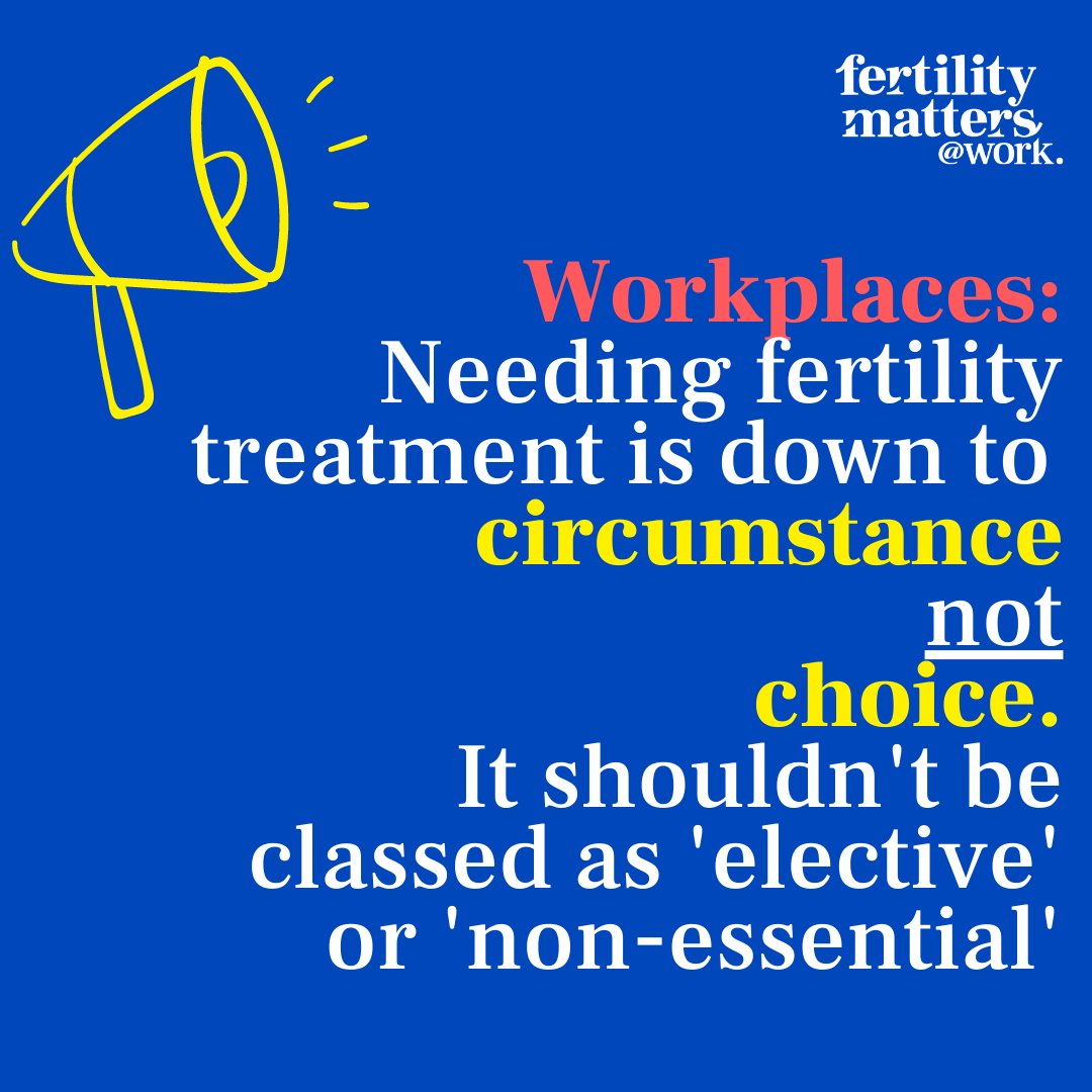 fertmatterswork's tweet photo. During a panel event recently, our co-founder @DefiningMum talked about how needing fertility treatment isn't a simple lifestyle choice, as it can be perceived.
Needing fertility treatment is down to circumstance, not choice.
#fertilityatwork #fertilitymattersatwork https://t.co/0If1Nae3kZ