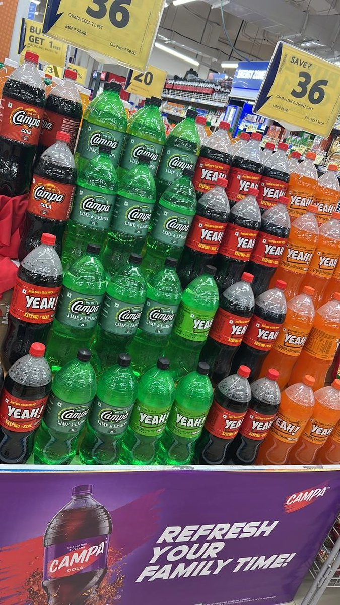 TheVivekSinghal's tweet photo. Campa is in the market now. It's cool in summer 🥳
Reliance Industries. https://t.co/W1yHI4Dfxb