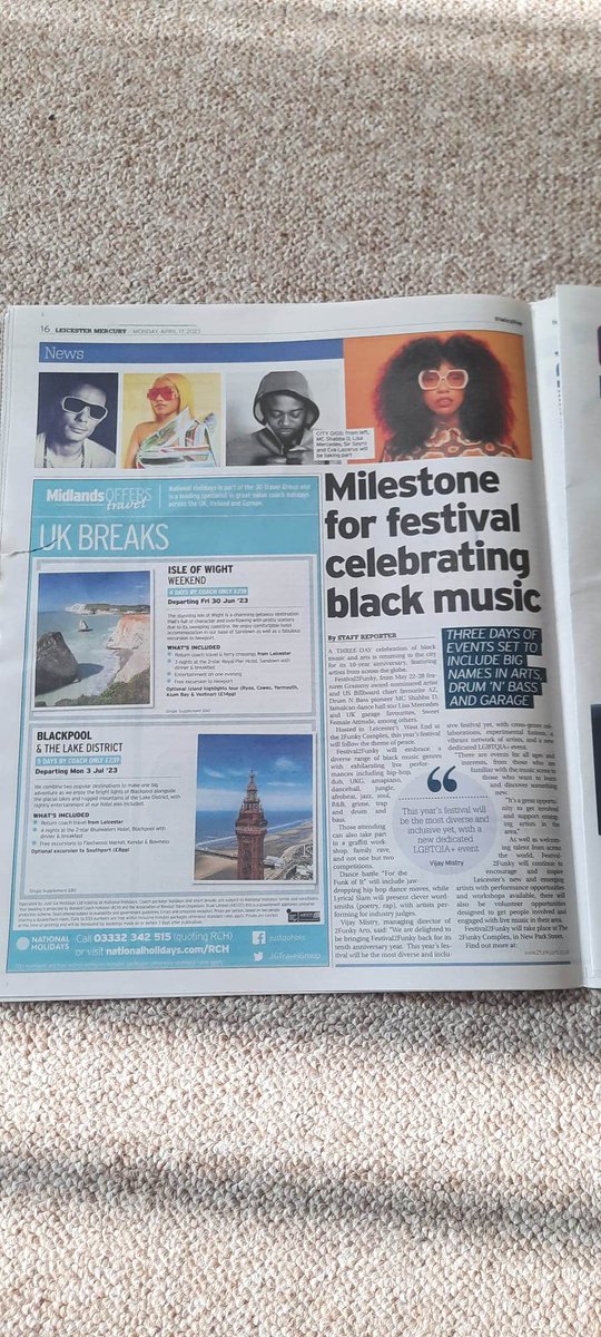 Spread the word! #Festival2Funky is celebrating 10 years. This year is the biggest one yet so you don't want to miss it! #leicesterfestival 

Full festival programme and tickets here &gt; 2funkyarts.co.uk/portfolio/fest…