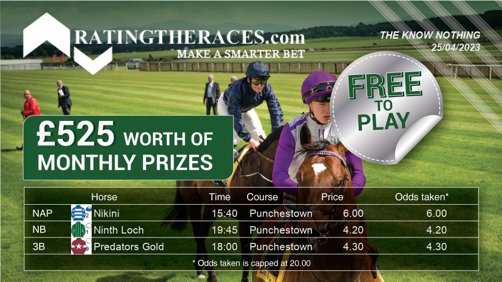 My #RTRNaps are: Nikini @ 15:40 Ninth Loch @ 19:45 Predators Gold @ 18:00 Sponsored by @RatingTheRaces - Enter for FREE here: bit.ly/NapCompFreeEnt…