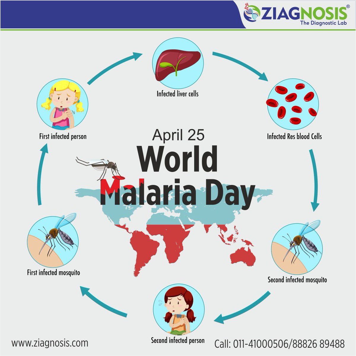 Worldwide Malaria is recognised as a life threatening disease. More than half a million people die every year due to #malaria
#WorldMalariaDay2023 #Malariaday @MoHFW_INDIA @NTDFreeIndia 
#Diagnose_Malaria to start early treatment