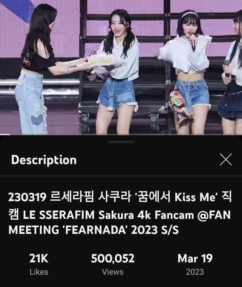 MSAKURA_CHART's tweet photo. #SAKURA Yume De Kiss Me Fancam Reached 500K VIEWS on YouTube!!

🔗:https://t.co/zlFRmvNh3g

#LE_SSERAFIM #르세라핌 
#宮脇咲良 #사쿠라 #SAKURA #ックラ https://t.co/VUYWAQAWgn