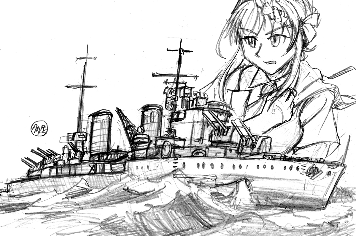 艦これのABDA艦隊も、こういうのばかりでなくもっとこう、和気藹々としたヤツも描いてみないとなあ。
その弾みとするためにも、早くB枠の実装をだな。
#艦これ 