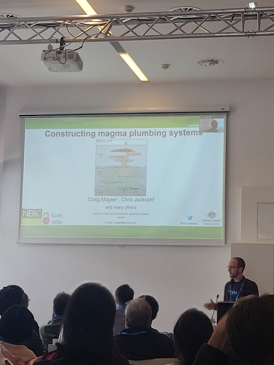 Deniz__cukur's tweet photo. A great talk by @DrCraigMagee on magmatic plumbing systems!  And the  seismic reflection data can tell it all! @EGU23 https://t.co/T6jfic7ERN