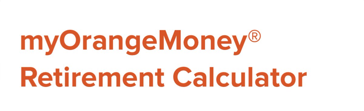 XanniRed's tweet image. Orange Money® is the money you save for tomorrow, today. myOrangeMoney® will show you the future monthly income you may need and your progress toward that goal. livesocial.seismic.com/tROHH_