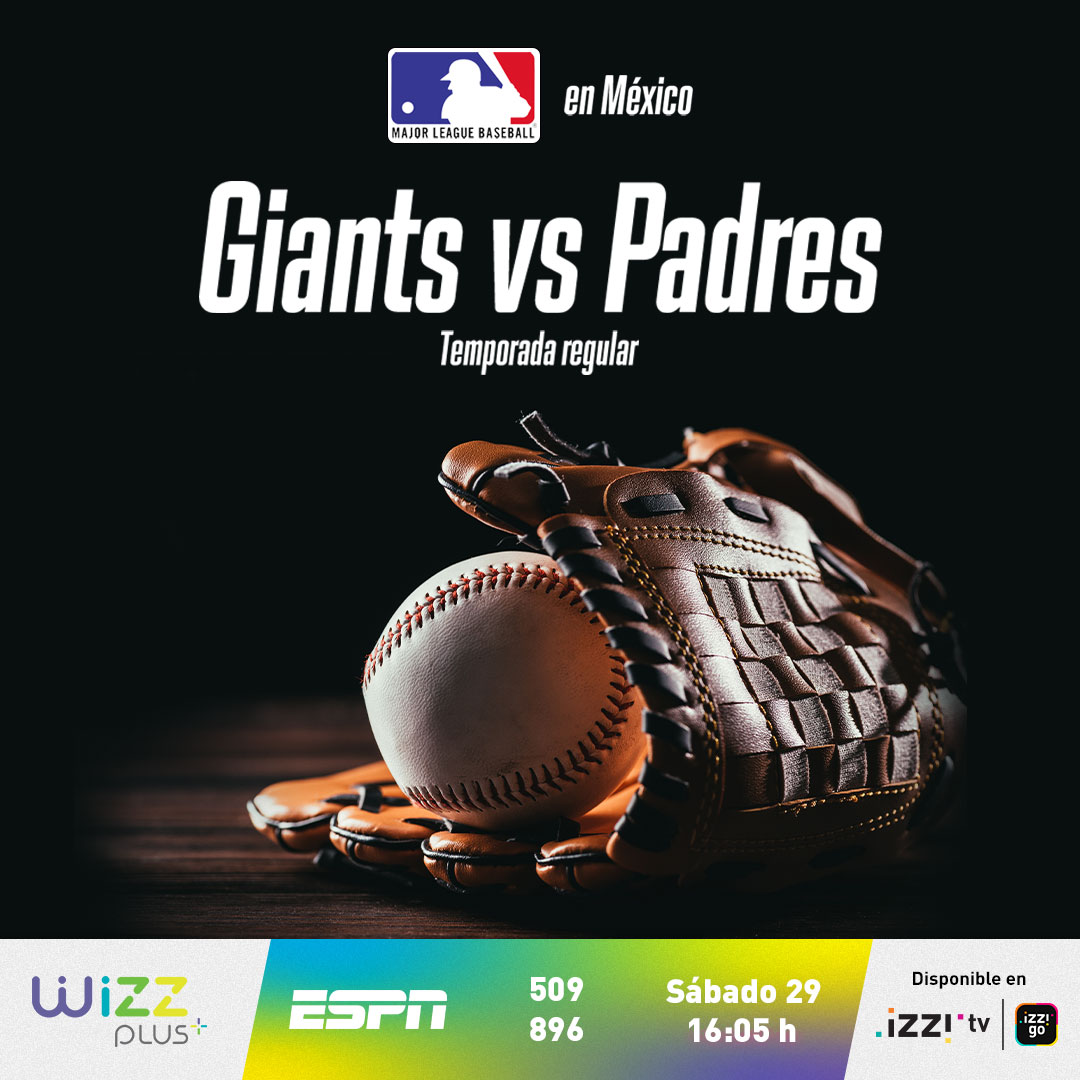 La MLB llega a México con dos grandes de California. ¡No te pierdas este gran enfrentamiento entre Giants vs Padres y vive esta gran experiencia en izzi! #DeportesEnwizzplus 🙌⚾