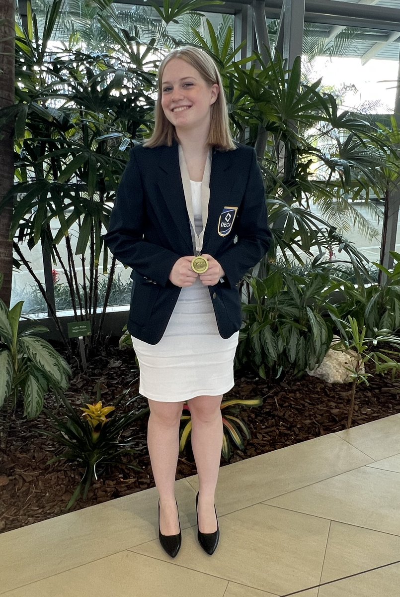 Proud of senior Emma Stafne! She earned Top 20 in her Personal Selling Event at DECA’s International Career Development Conference! 🤩 <a href="/SalineSchools/">SalineSchools</a> <a href="/SalineHS/">Saline High School</a> @SWWCExecDir