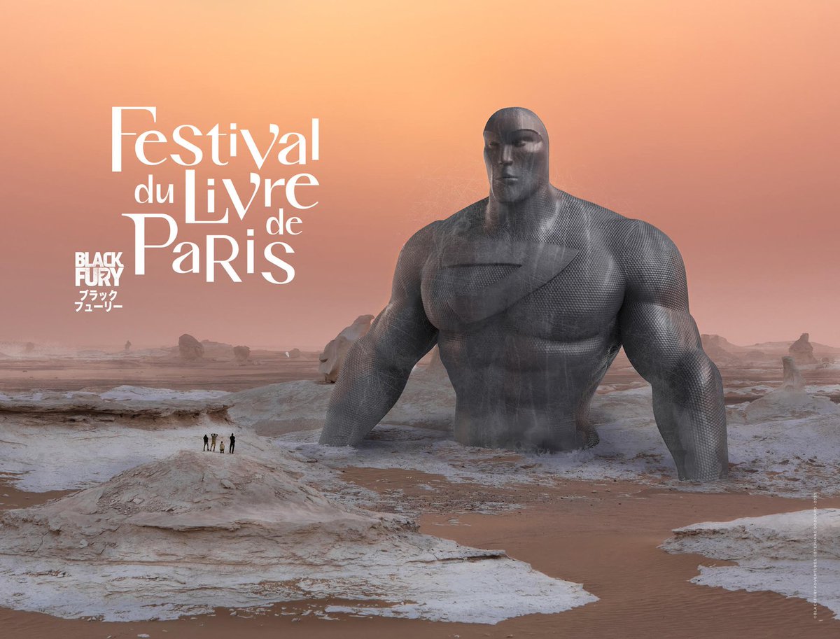 Blackfury__'s tweet photo. Qu'ils soient lointains dans l'espace ou très terriens, il y a des rendez-vous qu'il ne faut pas manquer. 

#Blackfury et son auteur Stéphane Goddard étaient présents au @festival_livre pour des retrouvailles attendues avec le public, au coeur du @GrandPalaisRmn Palais Ephémère. https://t.co/NBJoiKL1A1