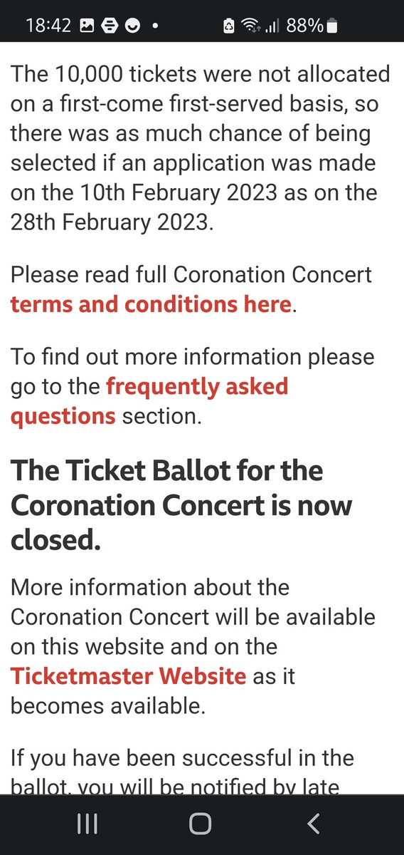 TropicalLagoon's tweet photo. @TicketmasterCS how come I wasn't able to get my tickets when I clicked through to get them this morning after I got my email when according to the original notification tickets were not allocated on a first come first served basis? https://t.co/2Mb9mrXnVJ