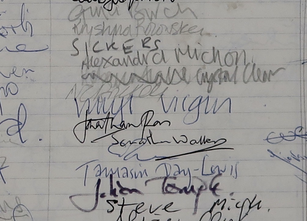 Birmingham 81 (@birmingham_81) on Twitter photo Lots in this column, including: Gina Birch of The Raincoats; the artist Alexandra (Alex) Michon who designed clothes for The Clash; TV chef and writer Tamasin Day-Lewis; and film maker Julien Temple. Could that be Jonathan Ross <a href="/wossy/">Jonathan Ross</a>? And possibly music journalist Johnny Waller? Lots in this column, including: Gina Birch of The Raincoats; the artist Alexandra (Alex) Michon who designed clothes for The Clash; TV chef and writer Tamasin Day-Lewis; and film maker Julien Temple. Could that be Jonathan Ross <a href="/wossy/">Jonathan Ross</a>? And possibly music journalist Johnny Waller?
