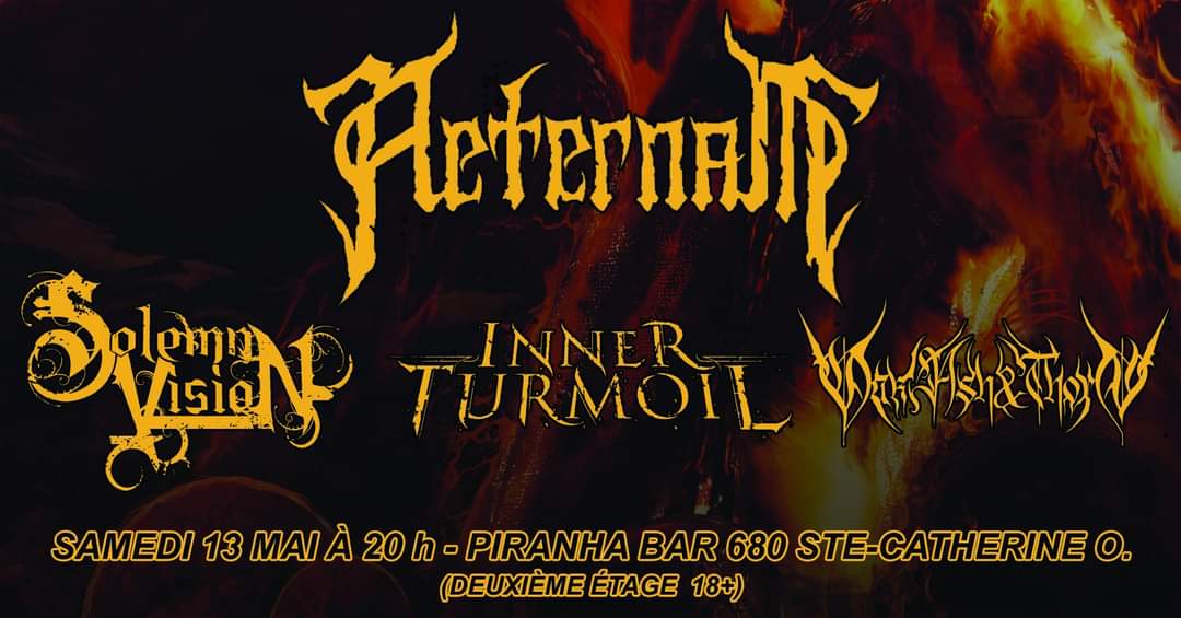 InnerTurmoilMtl's tweet photo. Upcoming show
May 13th
Piranha Bar

Tickets here:
https://t.co/g6AVWwpGF3 https://t.co/xaTdA6g2Ub