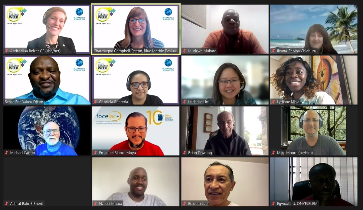 What a great conversation about #intergenerationalevaluation and #eval4action with #bluemarbleeval friends today! 

If you missed it, here is the recording: tinyurl.com/BME-Intergen20…