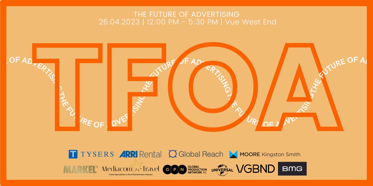 If you're attending #TheFutureOfAdvertising by <a href="/APALondon/">A.P.A</a> tomorrow afternoon – come say hi!

Justin "Commie" Mcmullen will be joining @BMGuk's Rachel Menzies, Mark Levin, &amp; Joe Innes, for a session exploring how brands can creatively + authentically leverage artist partnerships.