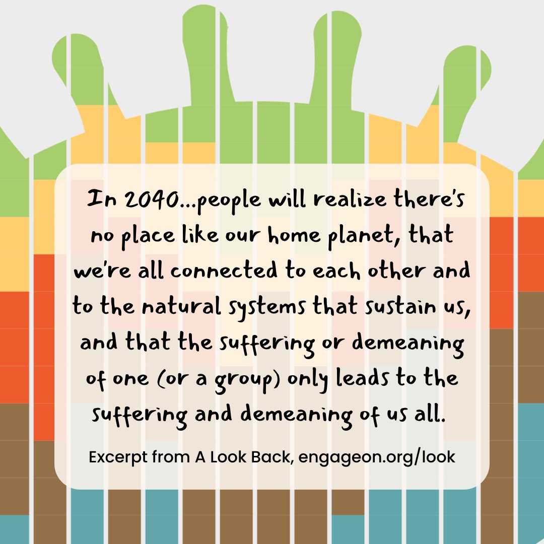 engageOnUp's tweet photo. Can you imagine that it is the year 2200 and climate change is solved? Try it, is it fun. This thought experiment is live and online https://t.co/4OLIZEJ8f7 https://t.co/AwwkqwHqQR