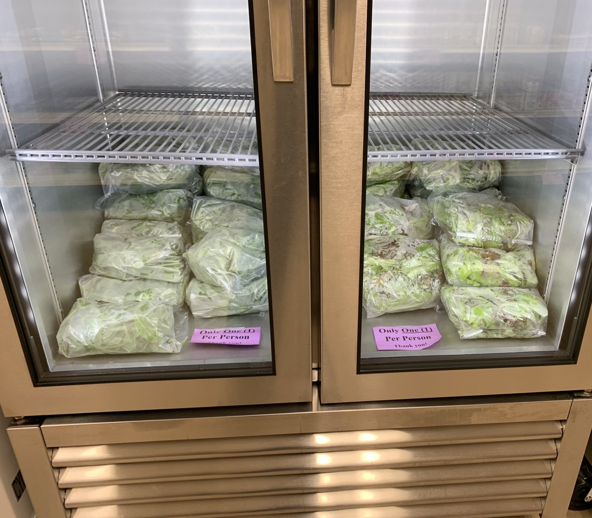 Thank you so much Piccalilli Farm for your donation of Arugula, Salad Greens and Chard! By the time we could take a picture many of the greens had already flown off the shelves. This truly is a great product we value having in our fridges!