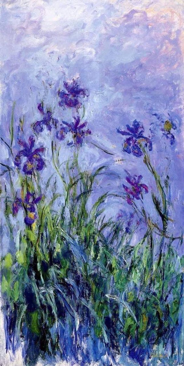 Arteymas_'s tweet photo. “Irises lila" (1914-1917) - Claude Monet https://t.co/lPrOB69HQA