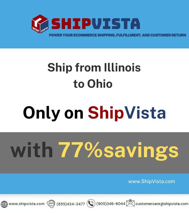 shipvista's tweet photo. Ship from #Illinois to #Ohio with up to 77% #savings, only on https://t.co/wFAAAjyygu.
Visit https://t.co/wFAAAjyygu now
Ask any query
Toll-free: 855-434-3477 or
Email: customercare@shipvista.com
UPS Purolator Shopify WooCommerce
#trackingnumber #livestreaming #shipping #shipwithconfidence #ecommerceshipping
#smallbusiness #shippingworldwide✈️ #shippingcost #UPS #Canpar #Illinois
#discountshipping #cheapshipp #supportlocalbusiness
#supportsmallbusiness #supportwomenbusiness
With 💘@shipvista Made in Ontario