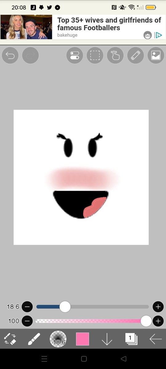 Face for roblox what do You think???/#RobloxUGC