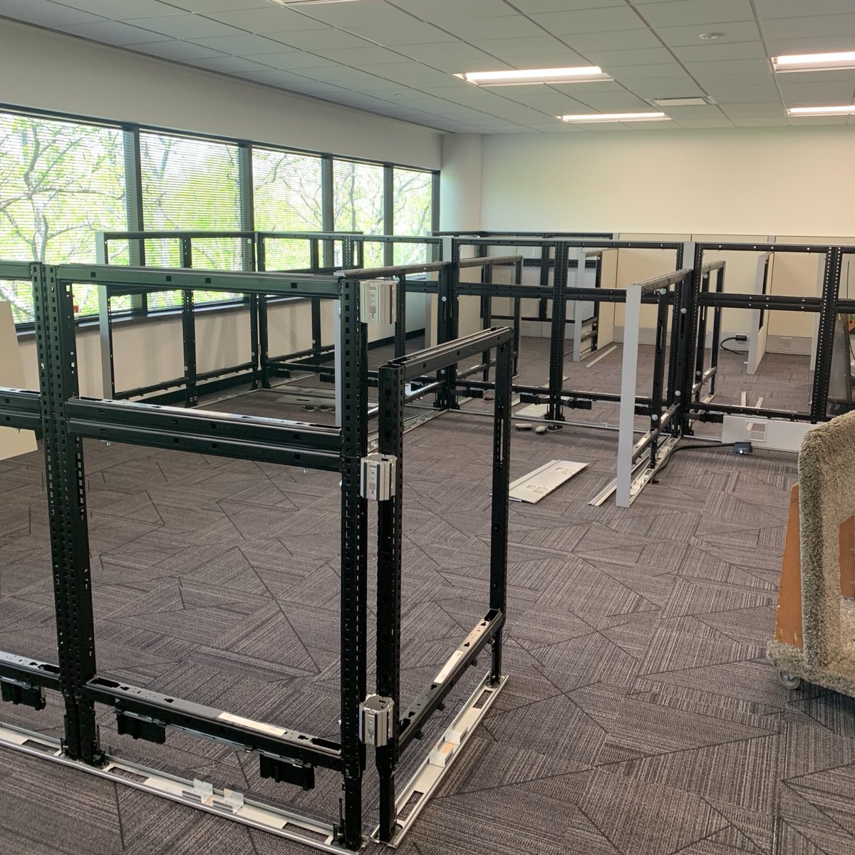 GoWithGragg's tweet photo. It's a big week over here in Gragg World..
Our new office is almost ready to go, thanks to the talented team that is helping move in our new cubicles and furniture!

#contactfurnishing https://t.co/uiqfbQRDPA