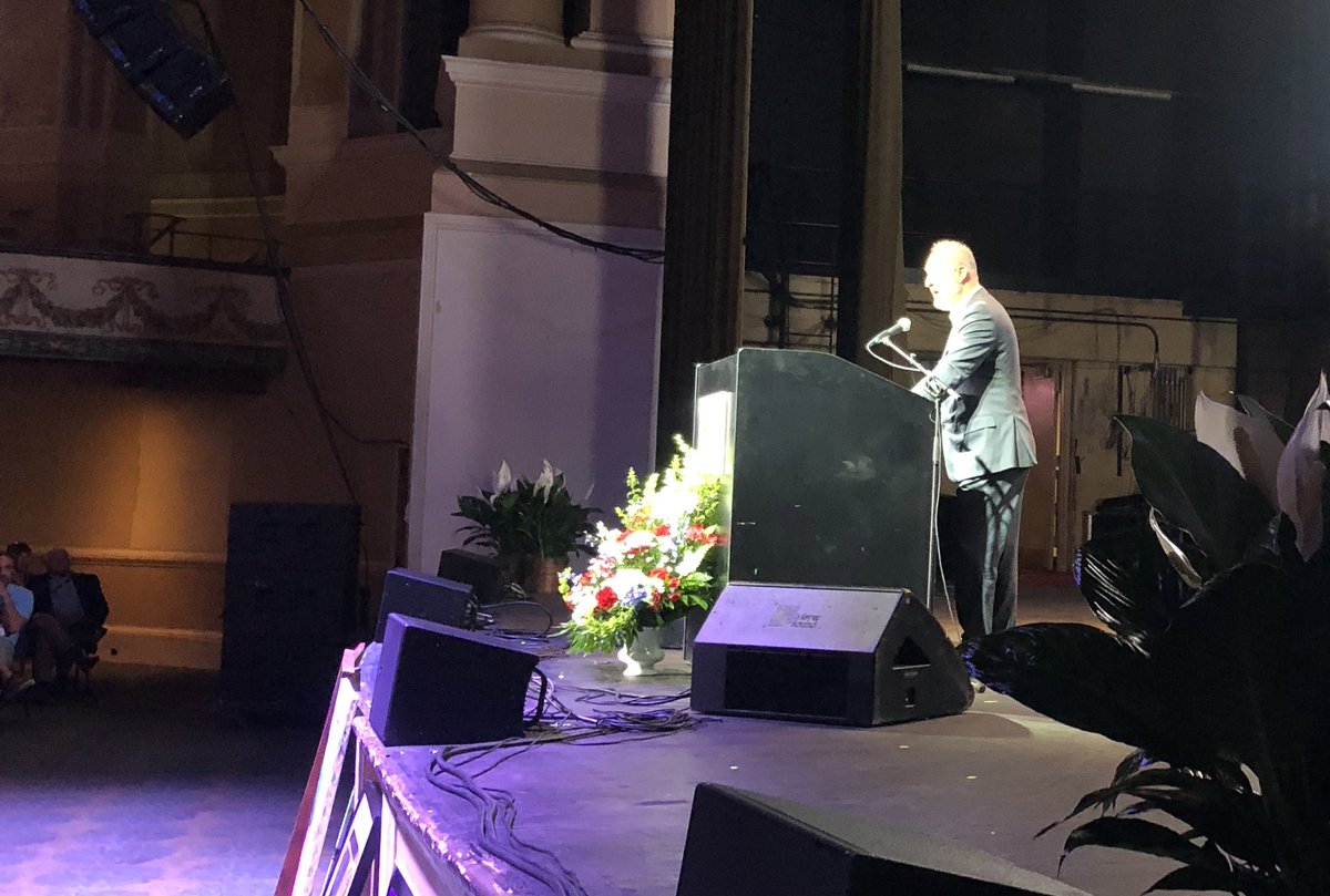liz_lines's tweet photo. “We’re bringing everyone to the game,” Mayor @Thankslester1 says. @macon_chamber President @maconcandy says “Thanks Lester” for taking care of business in @MaconBibbCounty as chamber brings jobs. #StateOfTheCommunity #GreaterTogether for next 100 years @maconnewsroom @mercerccj https://t.co/aEkLiawFhc