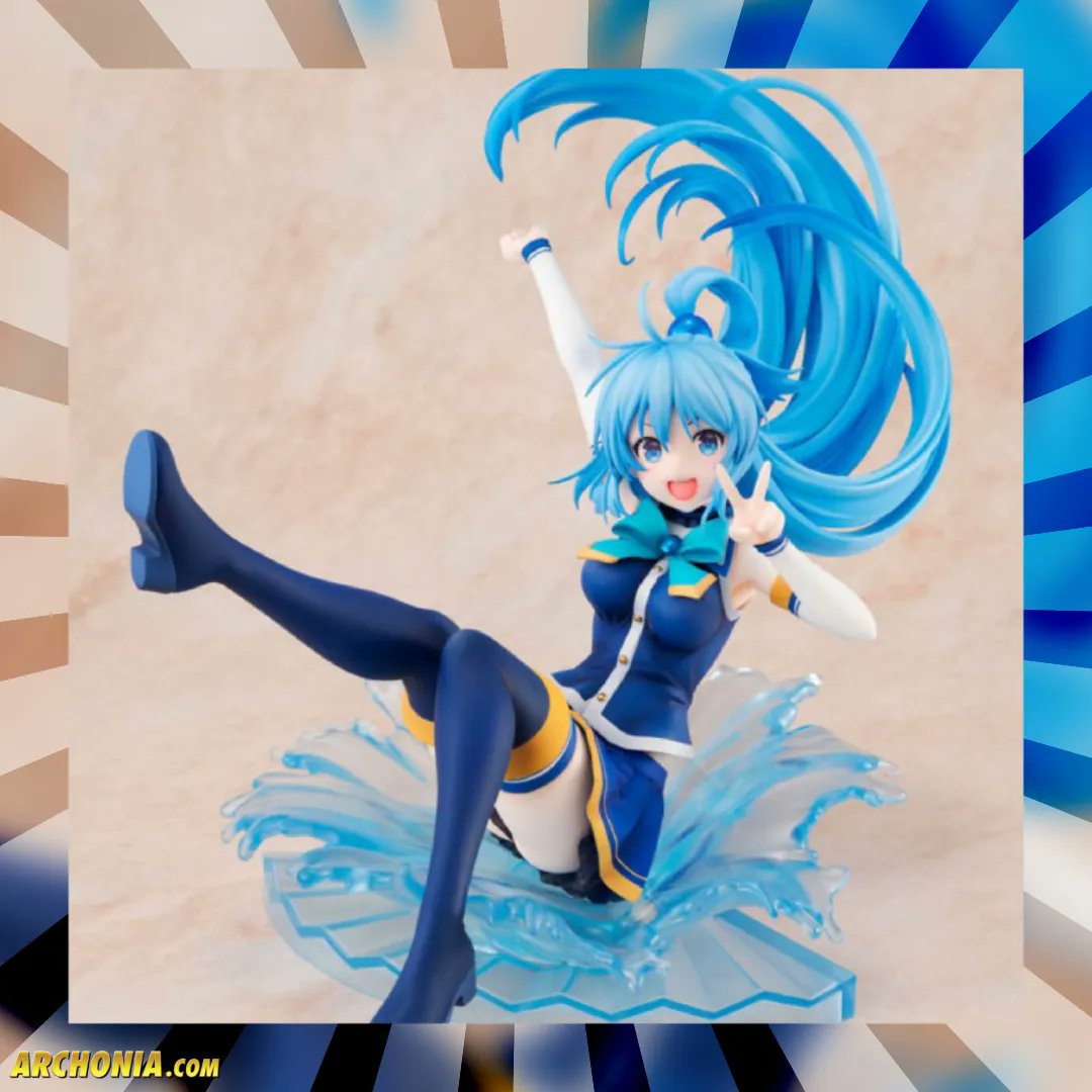 Archonia's tweet image. "I am Aqua-the water deity worshipped by the Axis Church. It's true! I-even I-am the goddess Aqua!"

archo.co/3L4qq04

#Konosuba #GodsBlessing #WonderfulWorld #Aqua #SneakerBunko #Anniversary #PVCFigure #Kadokawa