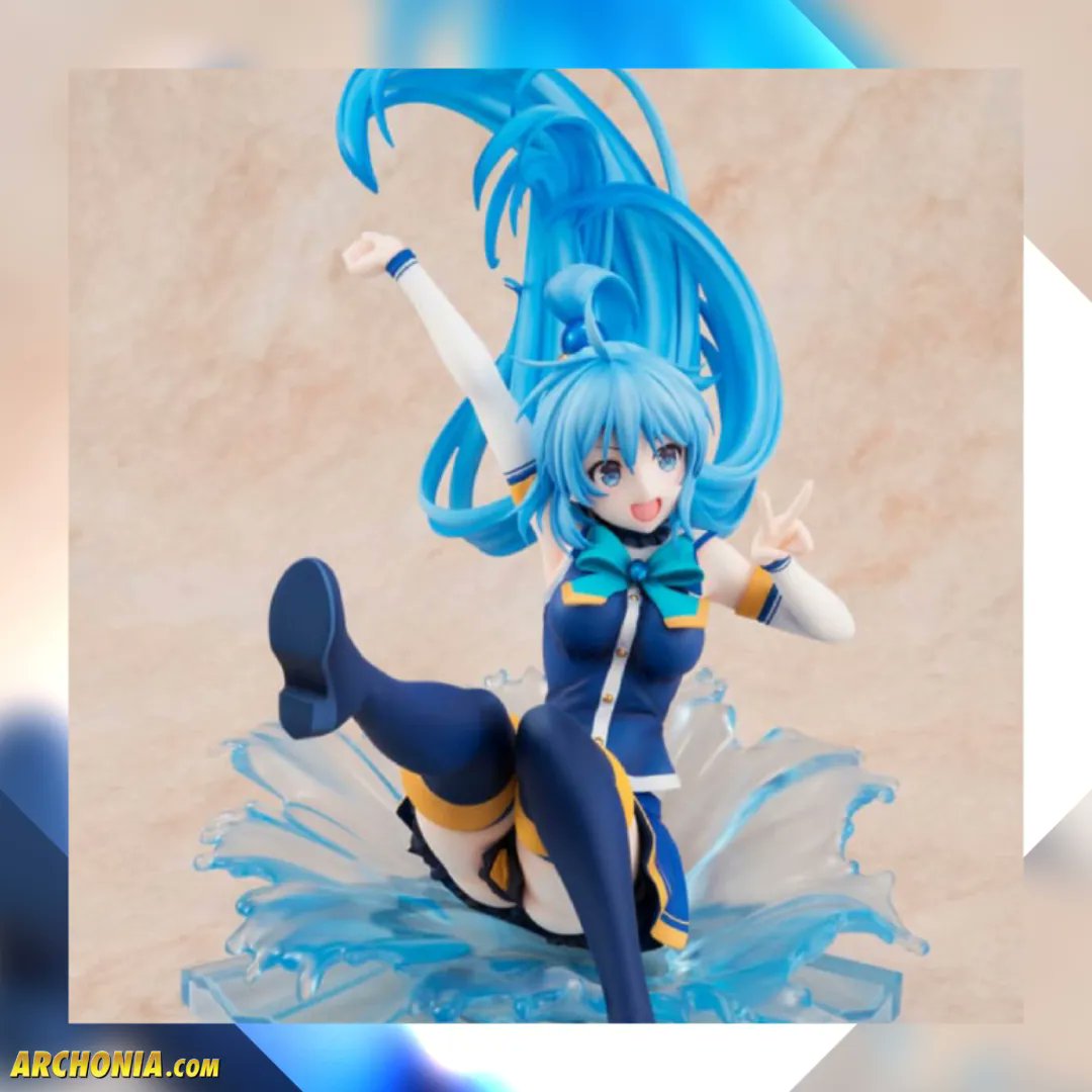 Archonia's tweet image. "I am Aqua-the water deity worshipped by the Axis Church. It's true! I-even I-am the goddess Aqua!"

archo.co/3L4qq04

#Konosuba #GodsBlessing #WonderfulWorld #Aqua #SneakerBunko #Anniversary #PVCFigure #Kadokawa