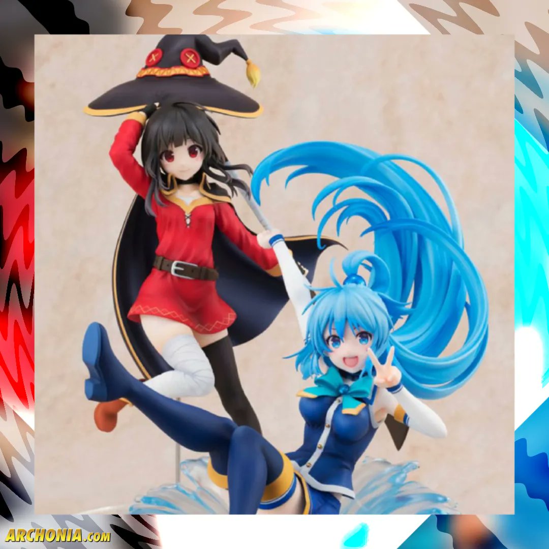 Archonia's tweet image. "I am Aqua-the water deity worshipped by the Axis Church. It's true! I-even I-am the goddess Aqua!"

archo.co/3L4qq04

#Konosuba #GodsBlessing #WonderfulWorld #Aqua #SneakerBunko #Anniversary #PVCFigure #Kadokawa
