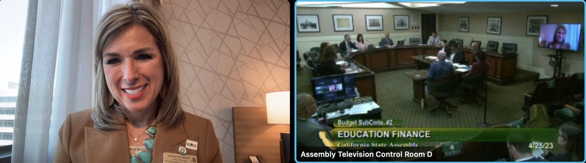 So thankful to be asked by the @CADeptEd to testify at the California Assembly on Education Finance to make sure we keep the vital source of Extended Learning Opportunity funding streams flowing! Proud Supt to advocate for our amazing GUSD students! Thank you @MichaelRFunk 💕🤎💕