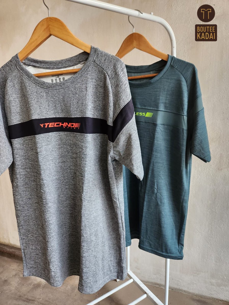 bouteekadaicbe's tweet photo. BOUTEE KADAI - Coimbatore 

‼️ NEW DROP‼️

High Quality Activewear for your daily Fitness Activities ®️  Technosports

Dryfit Fabric❄️

Price of  3 tees @ just  Rs.899 

Size = L XL 2XL

#bouteekadai 
#coimbatore 
#mensfashion 
#sportswear
#drifitclothing https://t.co/DaELWk7BGj