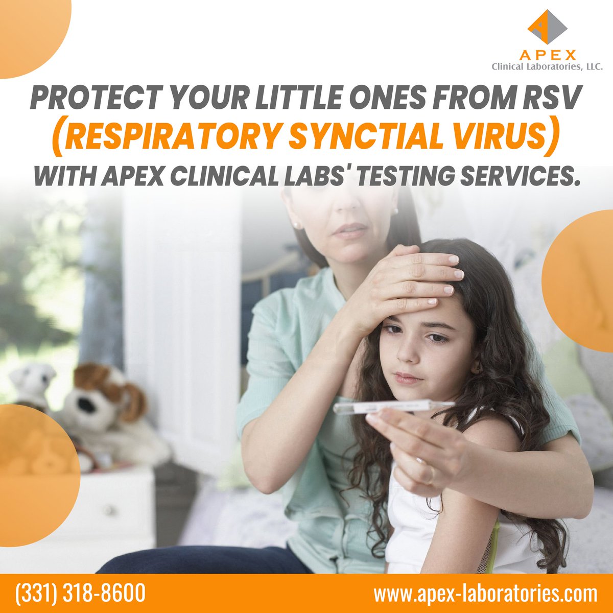 ClinicalApex's tweet photo. RSV (Respiratory Syncytial Virus) is a common cause of respiratory illness in young children and can be serious in infants and those with weakened immune systems. Call :( 331)318-8600 or visit https://t.co/CvZdkz8Osh
#RSVTesting #PediatricCare #ApexClinicalLabs #cts #poweredbycts https://t.co/x9V1hwFj81