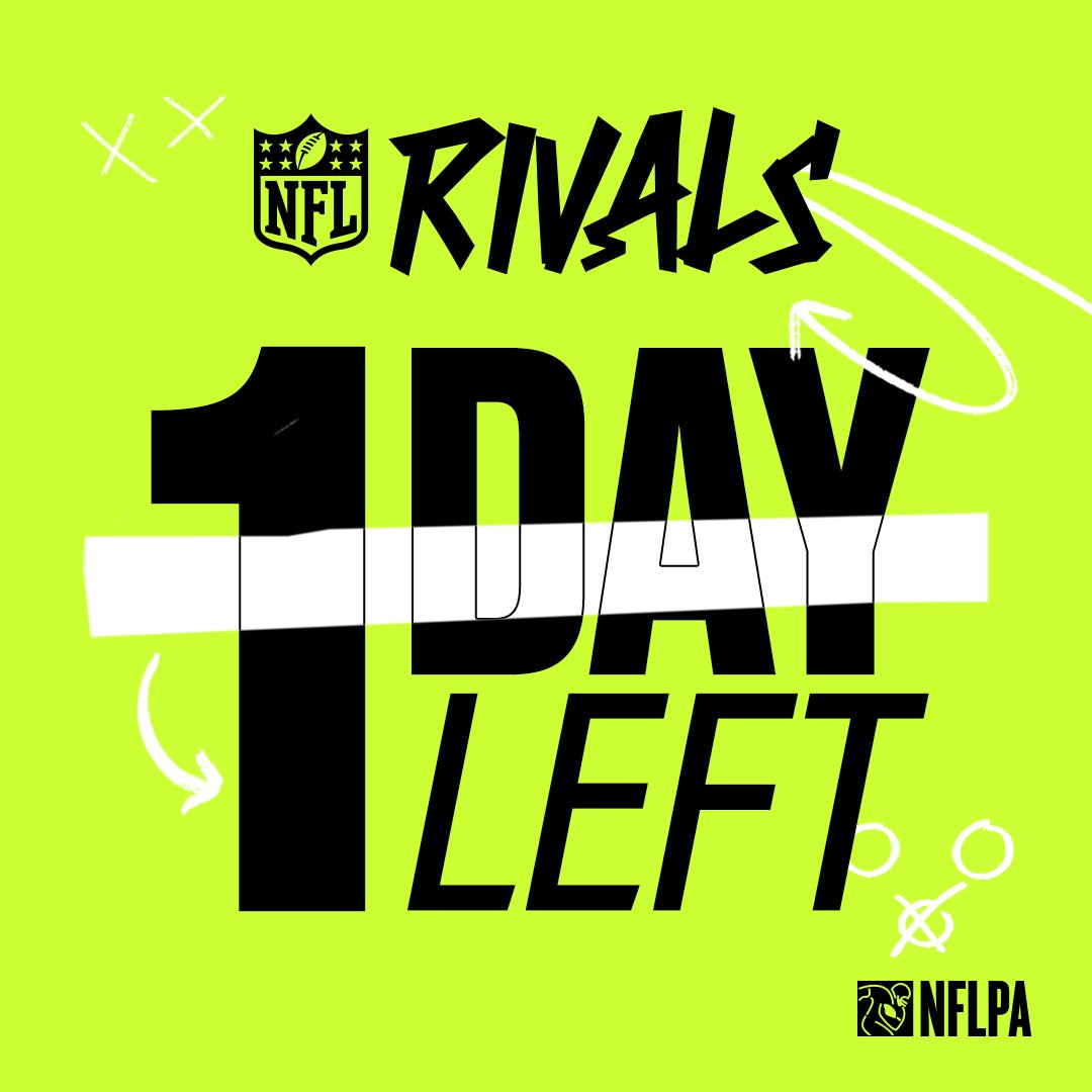 PlayNFLRivals's tweet photo. The moment we've all been patiently waiting for is almost here.
NFL Rivals will be ready to download WORLDWIDE tomorrow!!

https://t.co/Cz8kcxdnTm https://t.co/Y04vAX16T8