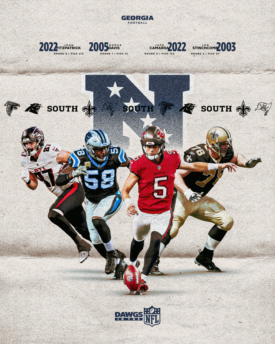 From National Champs to NFL Champs, the South has been loaded with Dawgs ⬇️

#DawgsInTheNFL | #PathToTheDraft