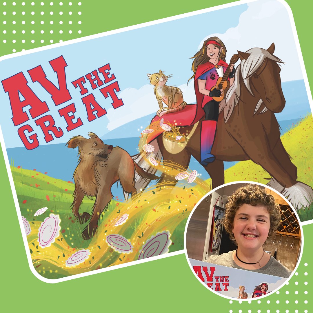 (Photo shared w/ permission) Av The Great is a great protector of endangered animals! Created by A. (age 10) and designed by Rox D'Arpa.

<a href="/diecimarzo/">Rosanna Rox D'Arpa</a> #HodgkinsLymphoma #childhoodcancer #ukulele #noodles