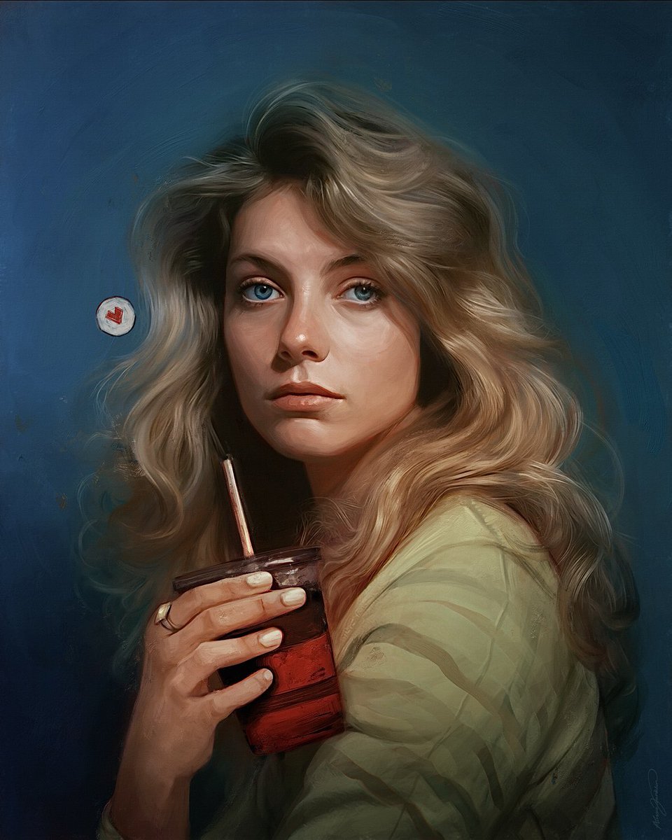 alexisvicki's tweet photo. I’ve named her Dawne, and painting her hair was the best part. 💙 https://t.co/TlXQp3WxsO
