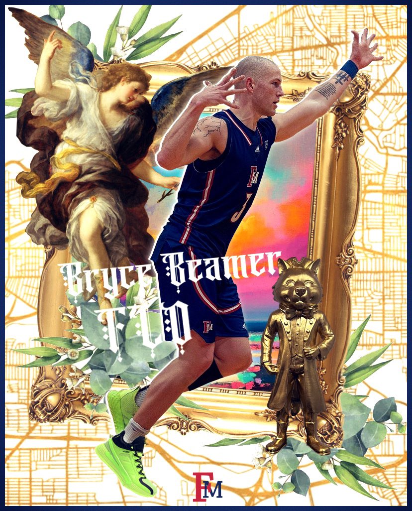 FMUmbball's tweet photo. 🖼️- Picture Perfect!

🏆- First Team All-Conference Carolinas 
🏆- Men’s Basketball P.O.Y.
🏆- Male R.O.Y.

#SwampEm! /// #ThreeStripeLife! | #GoPatsGo! https://t.co/IiHWesQ430