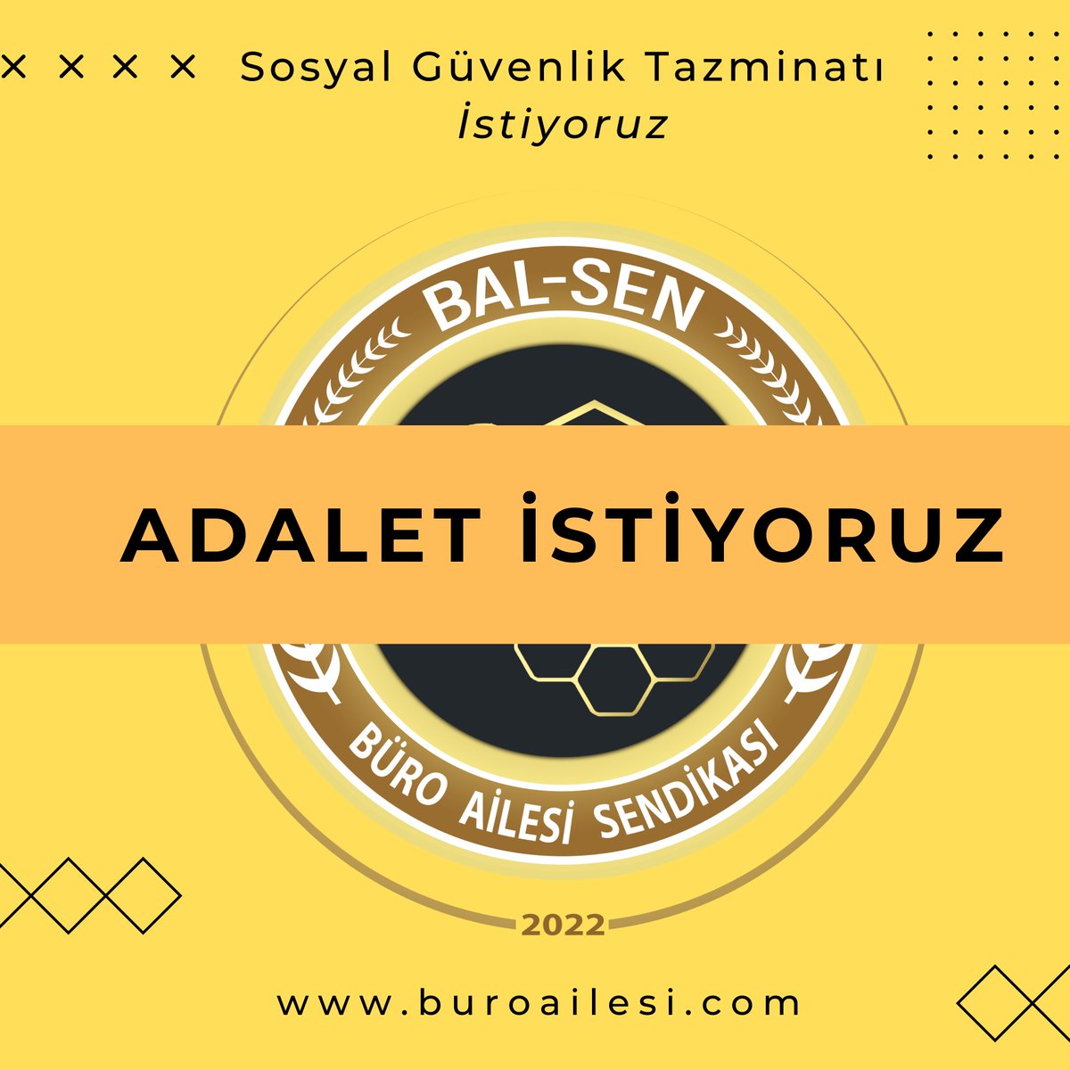 SGK Ailesi çok değil sadece yüzde 50 oranında ilave özel hizmet tazminatı istiyor...

#SGKPersoneliAdaletİstiyor