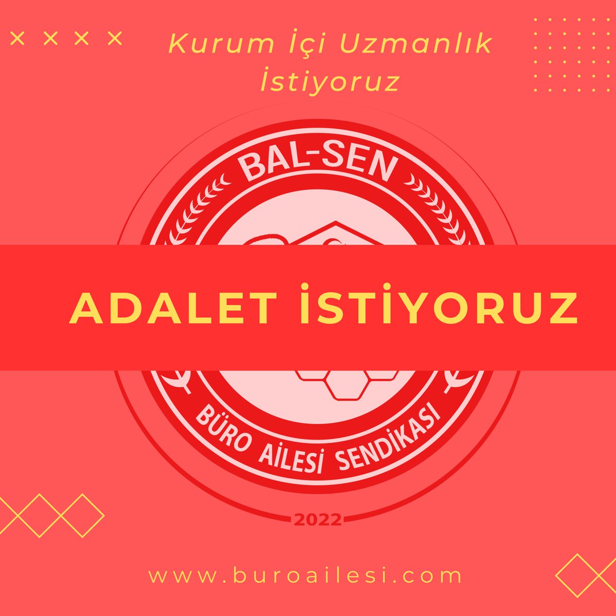 Uzmanlık istiyoruz!

#SGKPersoneliAdaletİstiyor