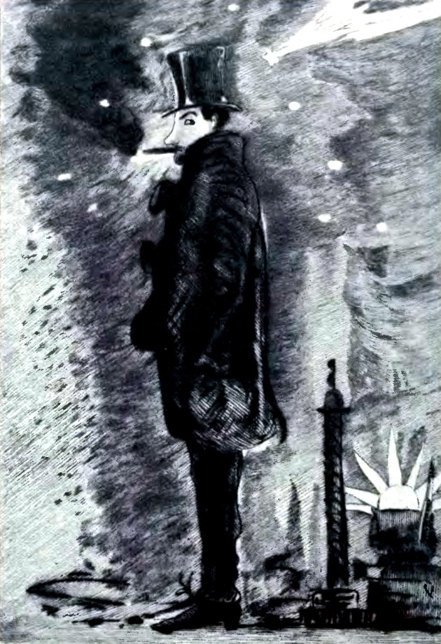 Charles Baudelaire, Full-length Self-Portrait made while under the Influence of Hashish, c. 1844, Bibliothèquedes Arts Décoratifs, Paris,