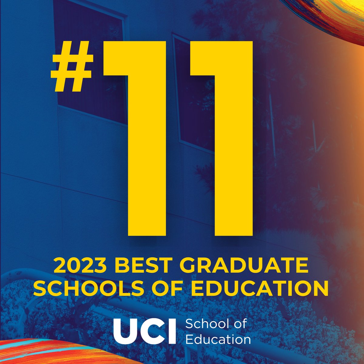 U.S. News &amp; World Report has ranked #UCIEducation as the nation’s No. 4 public school of education for a second year in a row, and No. 11 graduate school of education overall!

Read ⬇️
education.uci.edu/usnwr_rankings…