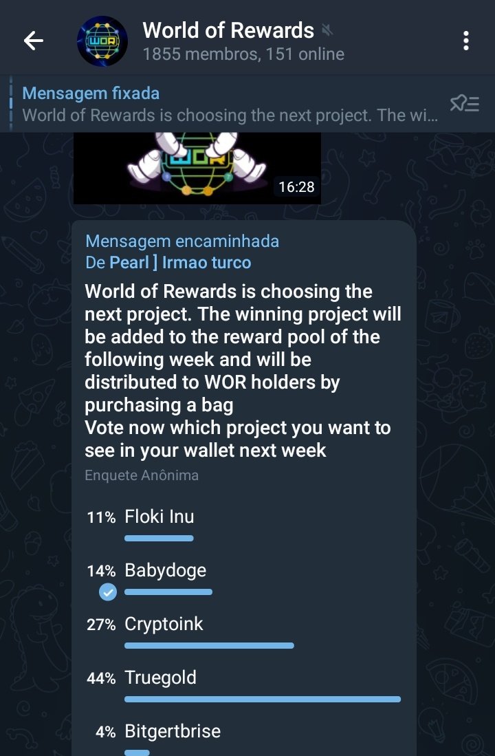 WorldofReward's tweet photo. $WOR Our concept is to diversify the portfolio of our holders, choose for yourself which project you want to receive in your portfolio next Saturday 

@babydoge  @RealFlokiInu
#CryptoInk  @TrueGoldToken
@bitgertbrise

Leave your vote:
https://t.co/OV3nS0giRF

#Btc  #BNB #WOR https://t.co/qTxvQHgZNb