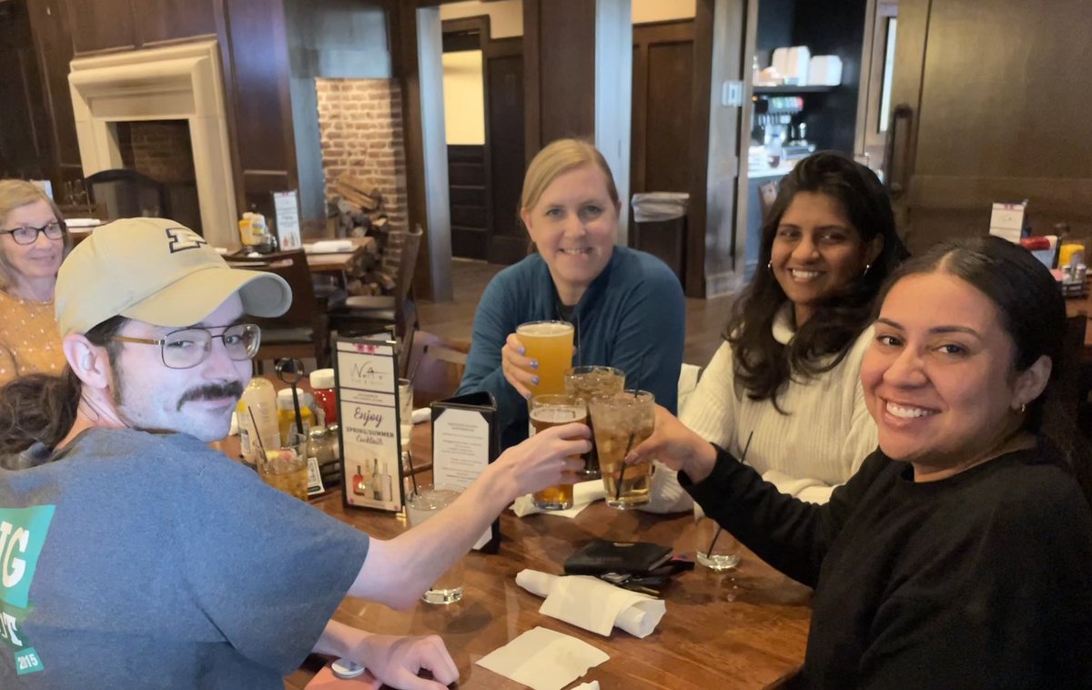 How do you celebrate the lab’s newly minted PhD? Wolf Park of course!