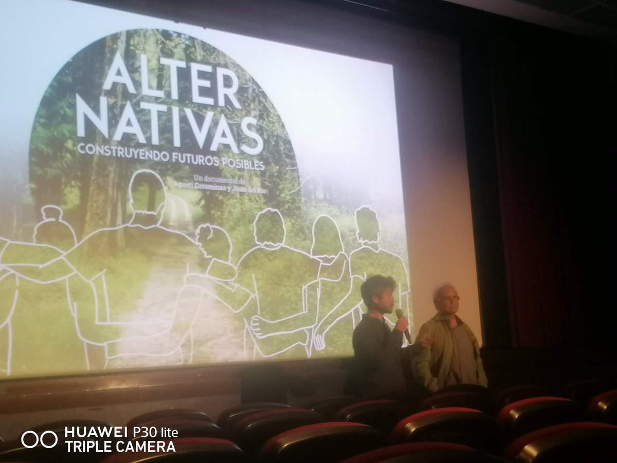 Presentació d' <a href="/docalternativas/">ALTER NATIVAS Documental</a> al <a href="/edisoncinema/">Cinema Edison</a> de #Granollers! Gràcies Juan del Río i <a href="/AgustiCor/">Agustí Corominas</a>!